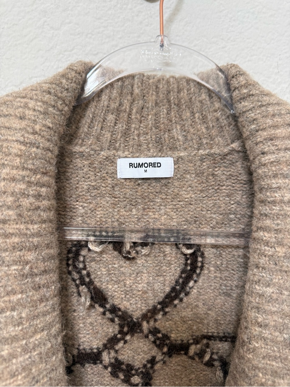 Rumored Wild Horses Cardigan Size Medium - Picture 4 of 6